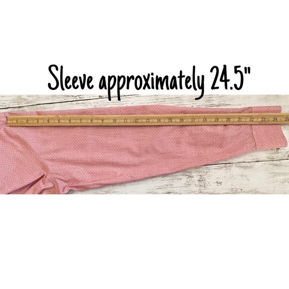 Banana Republic Men’s Standard Fit Non-Iron Pink Dress Shirt (Size M) - Picture 10 of 11